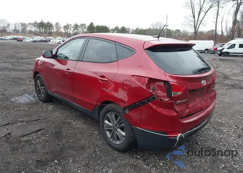 2015 Hyundai Tucson Gls from USA, damaged, VIN KM8JTCAF4FU024489